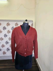 Maroon Cardigan