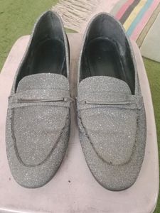 NEXT Silver Shining LOAFER