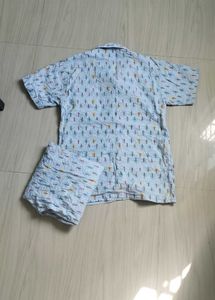 Women's Light Blue Pajama Set