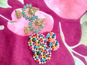Multi Colour Earrings