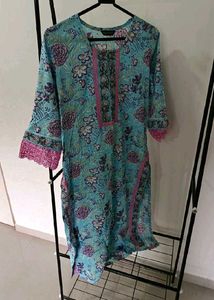 Floral Print Kurta Set