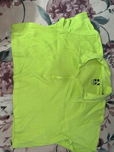 Boxy Ribbed Collared Crop Top