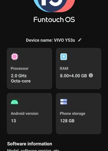 Vivo Y53S 4g Phone 8+4gb/128gb