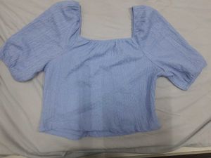 Cute Puff Sleeves Top