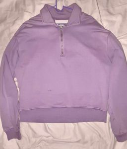 Lavender Cropped Pullover
