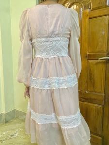 Imported  Coquette Pink Dress