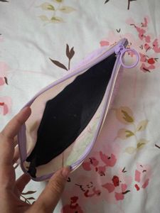 Blue and Purple Fur Pouches - Pack Of 2