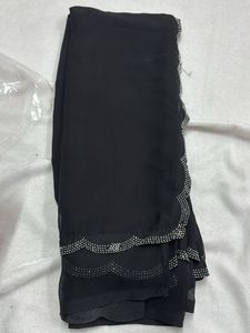 Elegant Black Saree