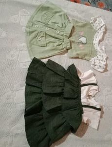 Baby Girls Clothing Set - 3 Pieces