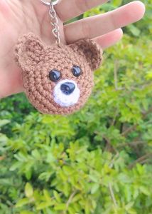 Crochet Bear Keychain