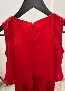Miss Chase Red Casual Jumpsuit