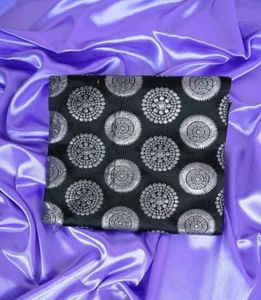 Satin Silk Purple Saree With Black Blouse Piece