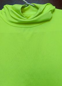 Parrot 🦜 💚 Green Shein Top With Full Sleeve Neck