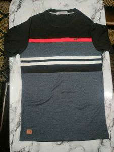 Striped Colorblock T-Shirt