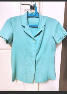 Formal Shirt Pista Green Kind Of Blazer, Stretchab