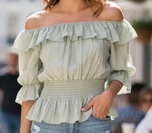 Ruffled Off-Shoulder Top