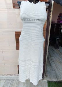 Elegant Knit Sleeveless Dress