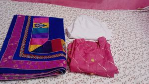 Ethnic Kurta Set with new saree