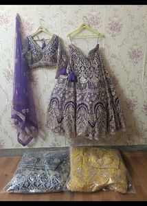 Purple Lehenga Choli