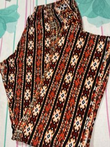 Printed Cotton Pants