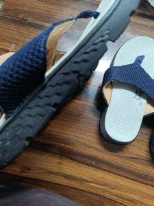 Men&#39;s Da Ego Italy Navy Blue Flip Flops