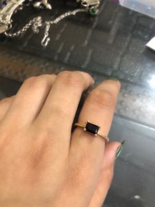 Princess Stone Gold Ring (New Packed)