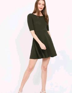 Branded A-Line Mini Dress