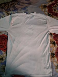 White Peace Feather Full Sleeve T-Shirt