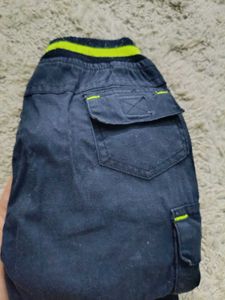 Baby Boy Navy Cargo Pants