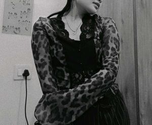 Leopard Print Sheer Top