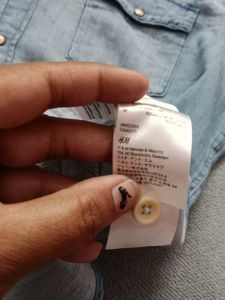H&amp;M L.O.G.G Men&#39;s Denim Shirt