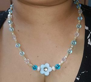 Aqua bloom Necklace