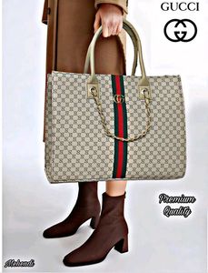 GUCCI PREMIUM QUALITY TOTE N LAPTOP BAG 2 IN 1