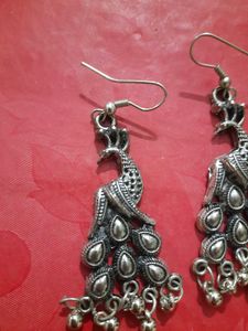 Peacock Drop Earrings