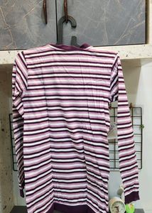 Striped Long Sleeve Top