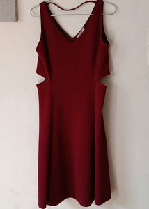 GINGER Red Short Dress, Size S