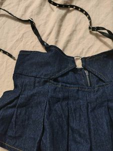 Denim Crop Top
