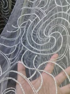 Silver Netted Dupatta