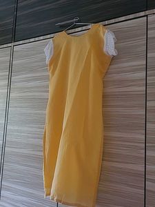 Handwork Kurta With Crochet Lace Sleeve