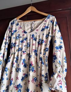 Off White Pretty Long Dress New