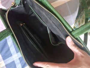 Mirragio Green Satchel bag