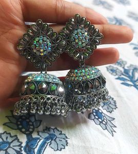Oxidized Y2k Jhumkas