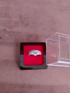 Heart ❤️ Shape Ring Pure Silver