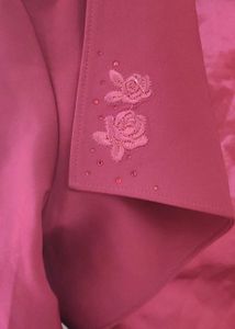 Red Cropped Bolero Jacket