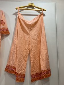 Very Trendy Casual Wear Kurti And Plazo Set