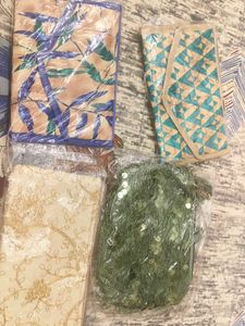 Set of 3 Fabric Pouches N Fur Sling