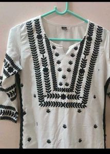 Chikankari White Kurta