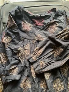 Printed Casual peplum top