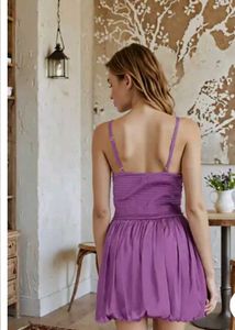 Purple Mini Dress Brand New Price Negotiable