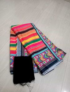 New Multi Colour Sequence Silk Saree